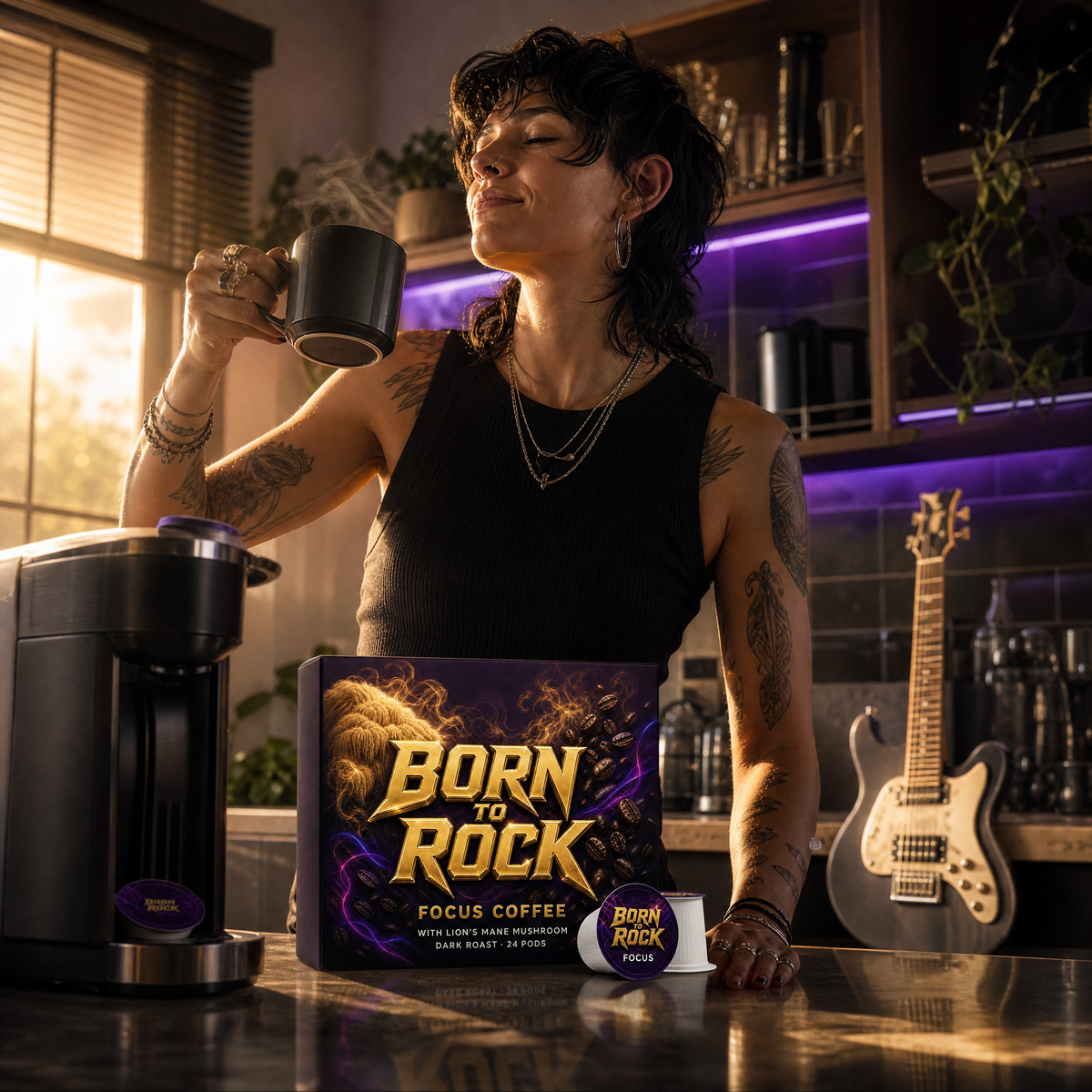 Born to Rock focus coffee pods — b04 Your Same Morning Coffee Ritual, Upgraded