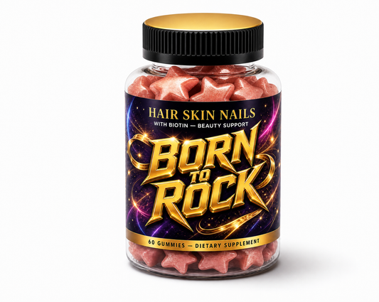 Born to Rock Hair, Skin & Nails Gummies