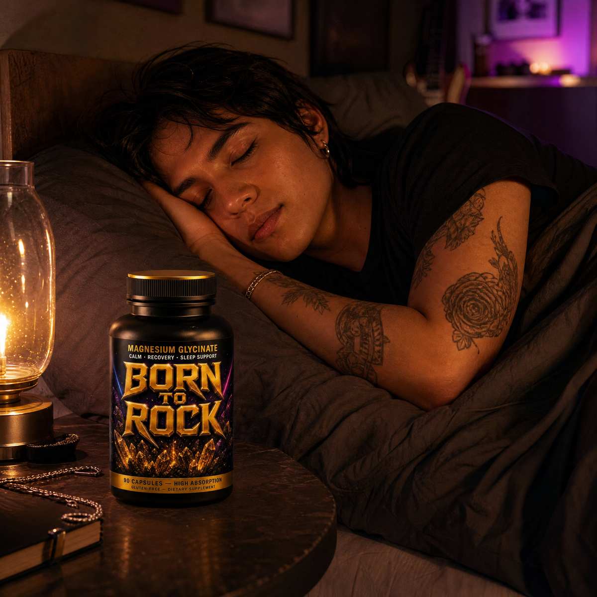 Born to Rock magnesium — b04 Supports a Natural, Steady Sleep Cycle
