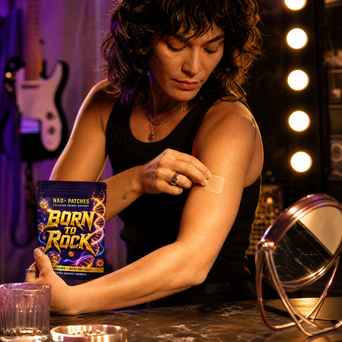 Born to Rock nad patches — b03 Skip the Horse Pills — Just Peel, Stick, Go