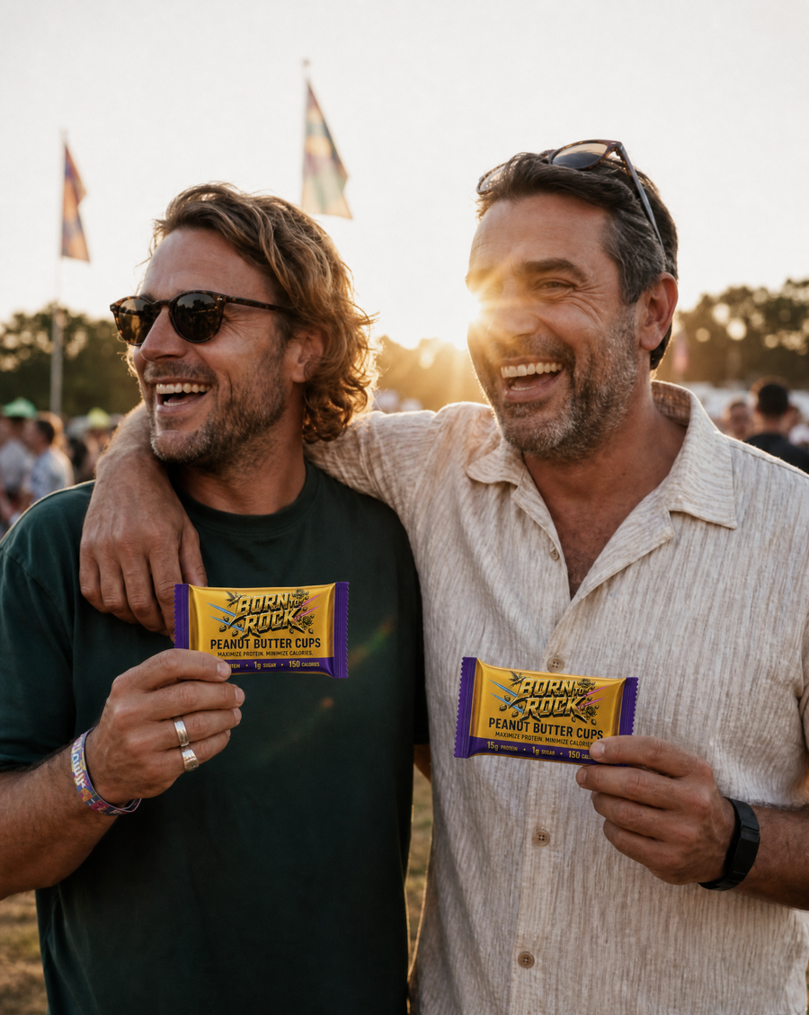 Friends enjoying peanut butter cups