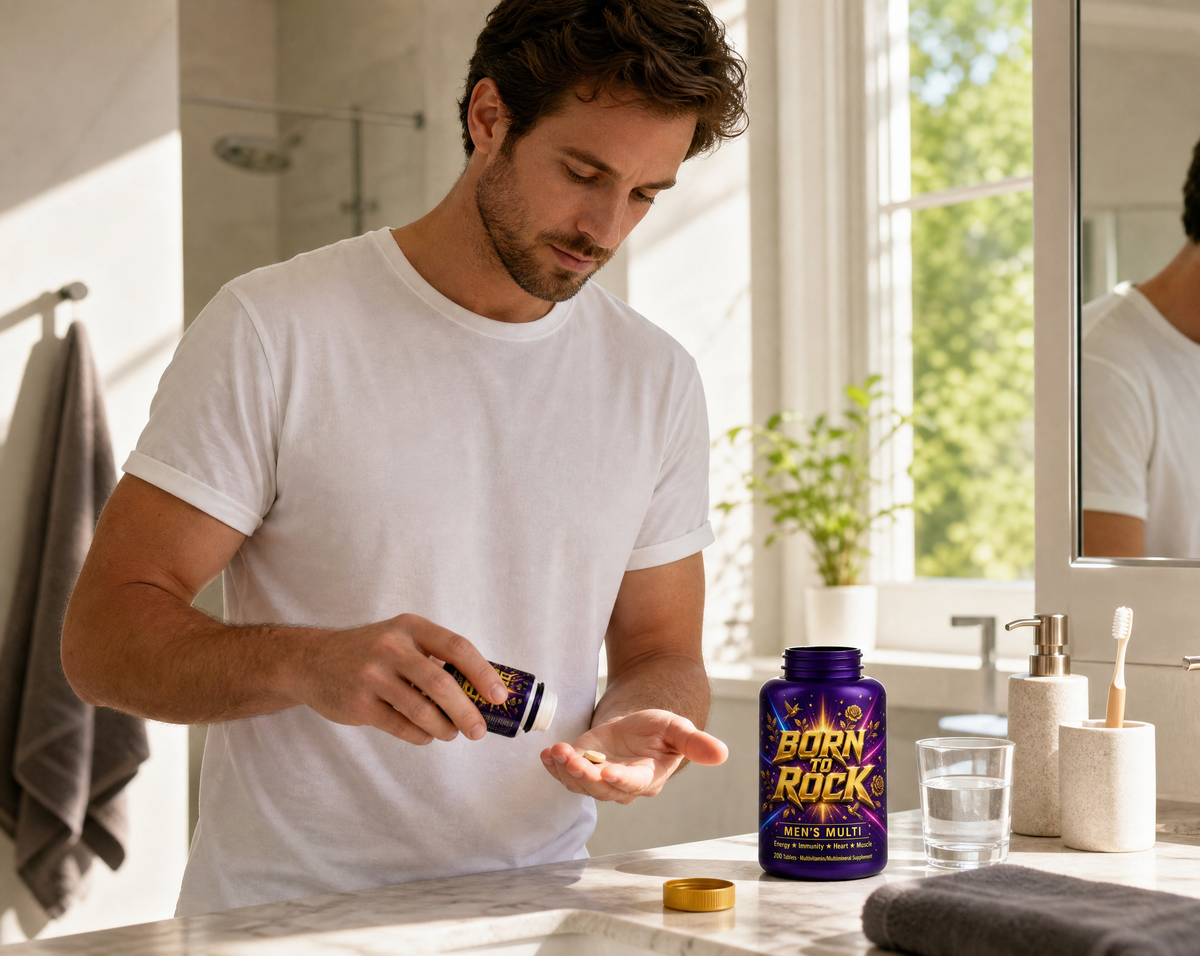 Men's Multi morning routine