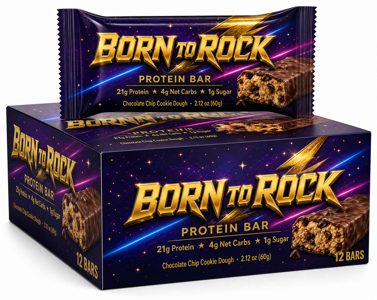 Born to Rock Protein Bar hero